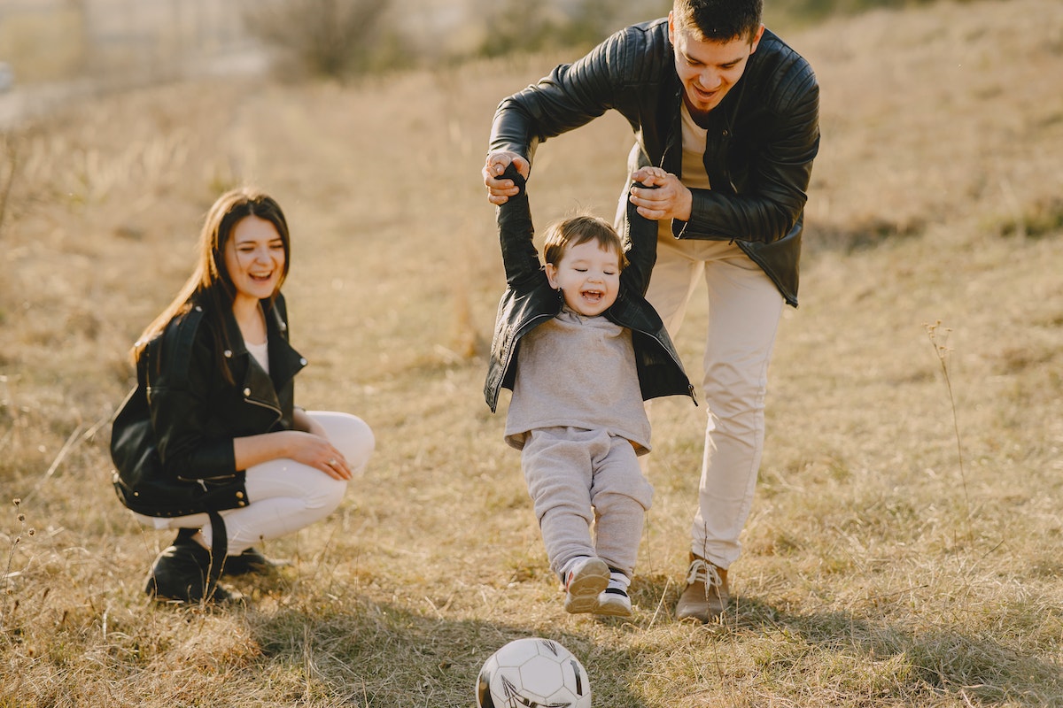 Family spending time together.