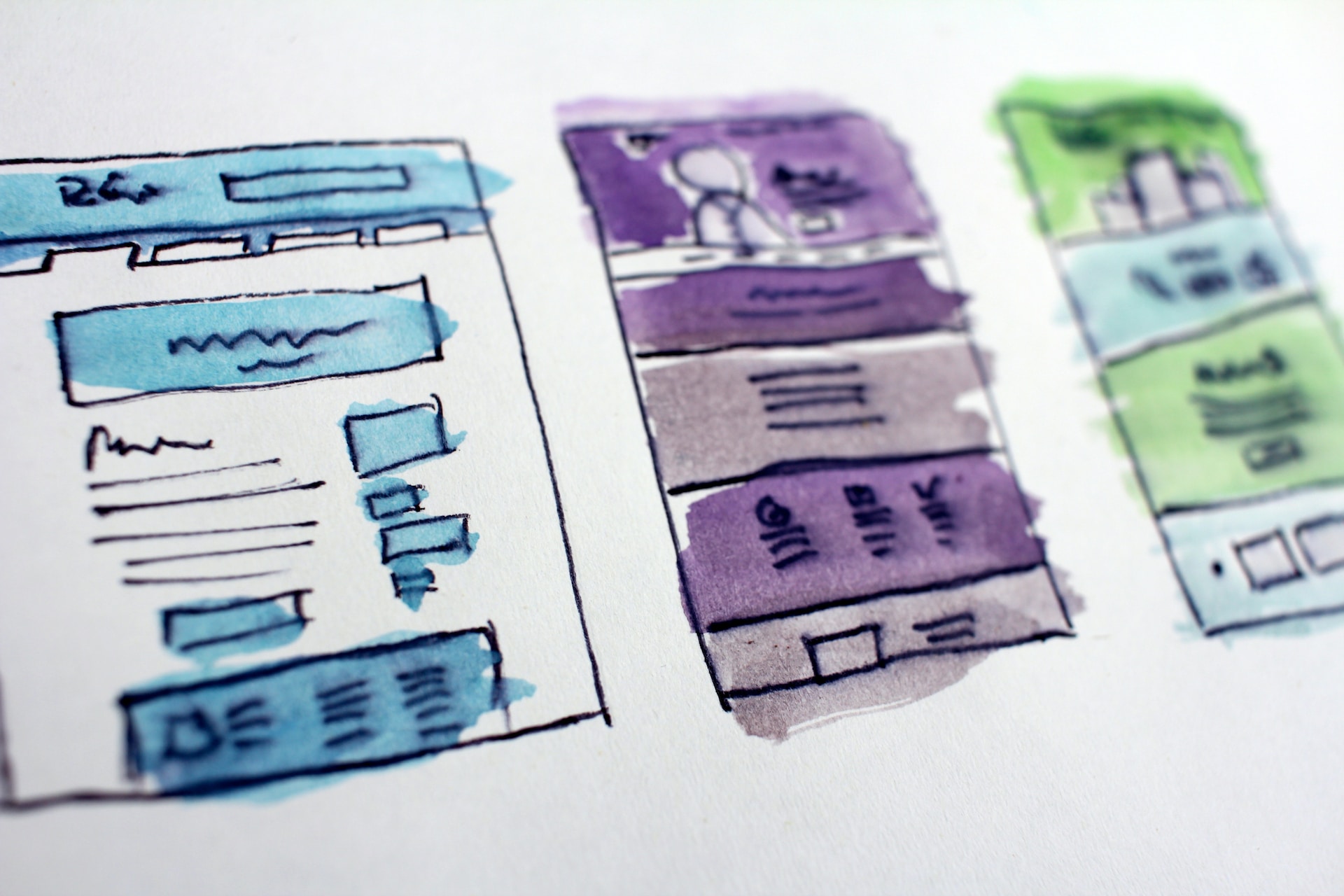 Email marketing ideas sketched out.