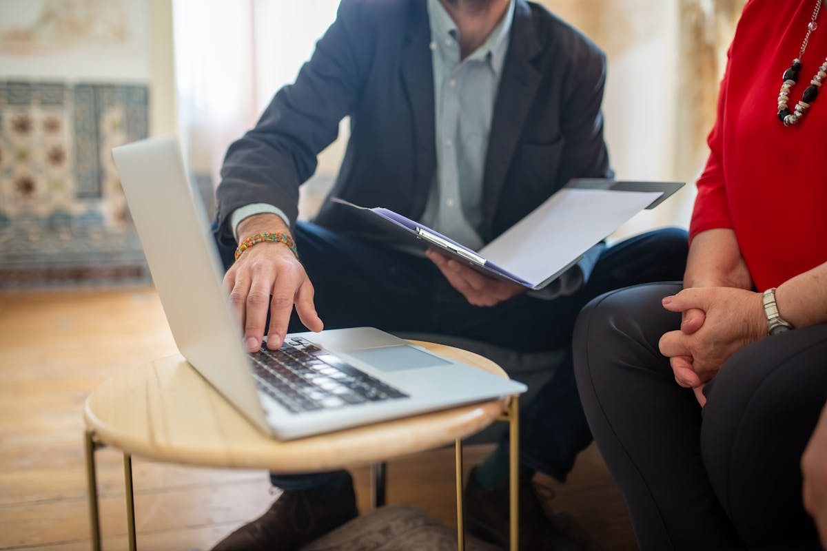 a real estate agent speaking with a difficult client